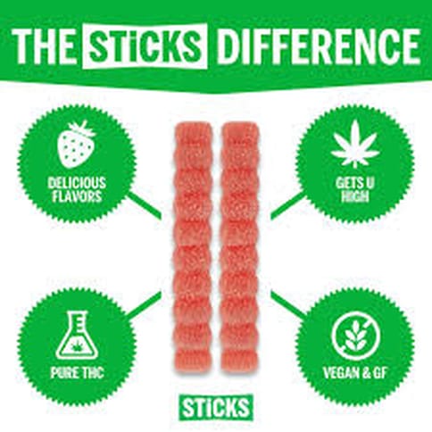 Trailberries 2pk Sticks Gummies 100MG (Sticks)