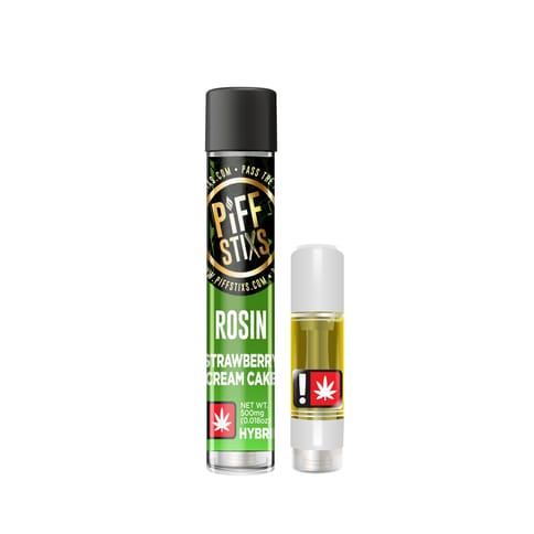 Strawberry Cream Cake .5g Rosin Cartridge (Piff Stixs)