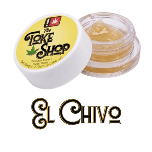 THE TOKE SHOP | CURED RESIN | EL CHIVO | HYBRID | 2 GRAMS