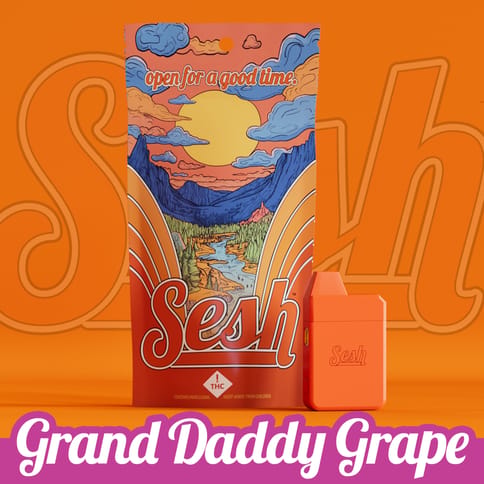 Seshie Grand Daddy Grape 1 Gram AIO Disposable