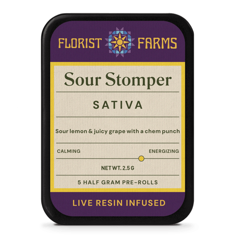 5pk | Sour Stomper | Live Resin Infused