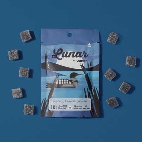 Looner | Gummy Twilight | Blackberry Chamomile | 10x5mg