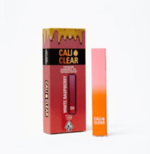 Cali Clear 1G Disposable White Raspberry