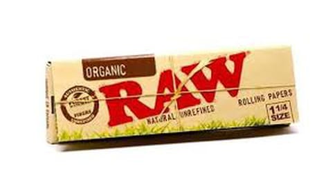 Raw Organic Hemp Rolling Papers 1 1/4