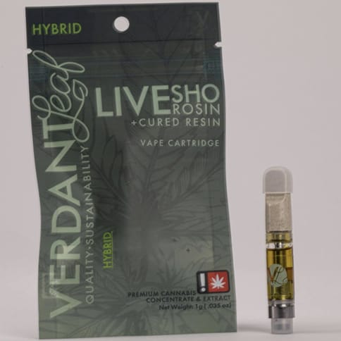 Verdant Leaf | Funky Papaya | 1G | 80:20 | Live Rosin & Cured Resin | Cartridge
