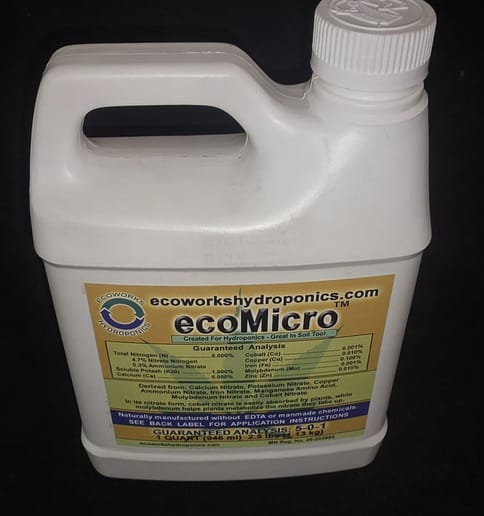 Eco Works Hydroponics (Steps 1-4) - Eco Micro (Quart)