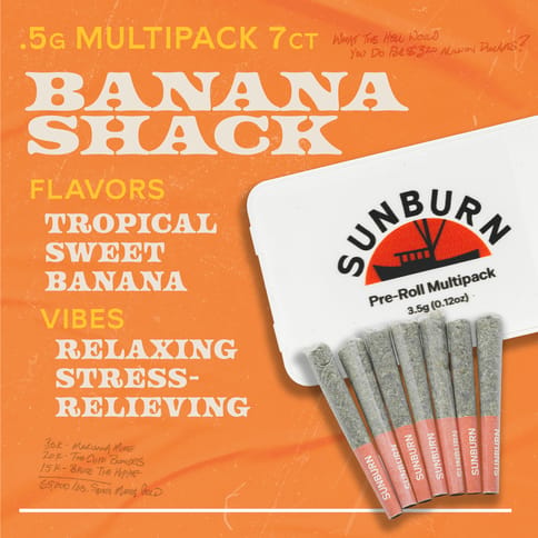Banana Shack - 7ct Pre Rolls
