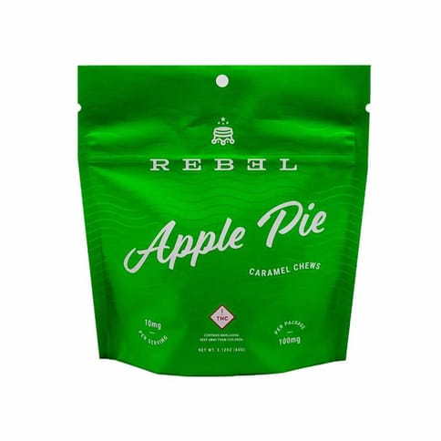 Rebel|Apple Pie|Caramel Chews|100mg