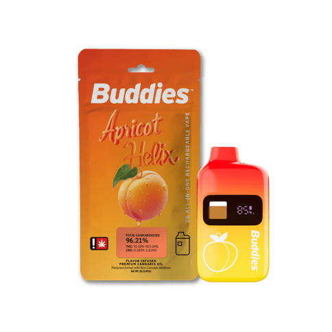 Apricot Helix 2g Flavored Disposable Cartridge (Buddies)