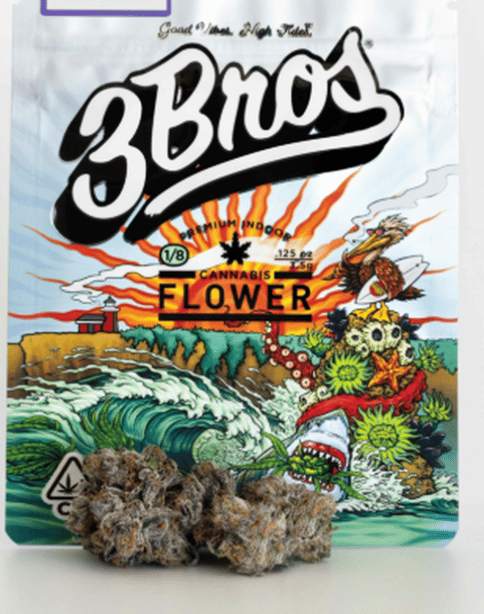 3 Bros | Lemon Diesel | Sativa | 3.5g | Bag
