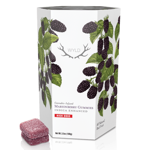 Wyld Marionberry Indica Gummies 1000mg - MED