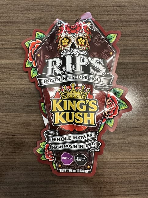 1g Rosin Infused Preroll Kings Kush