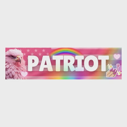 Patriot Vinyl Sticker