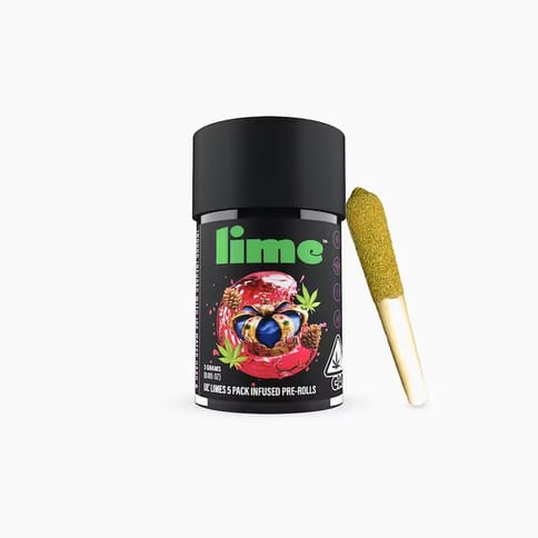 Lime | King Louis XIII | Infused Preroll | Indica | 3g | 5pk |