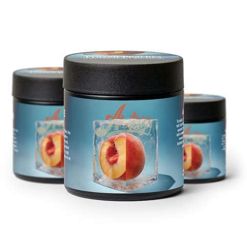 Artsy Cannabis Eighth Jars | Frozen Peaches 3.5g Rec - | Eighth