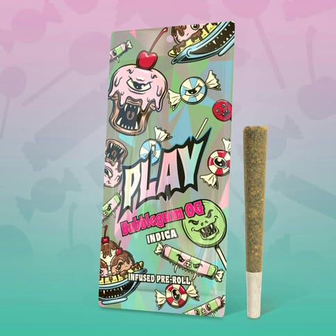 PLAY - Bubblegum OG - 1.2g Infused Preroll