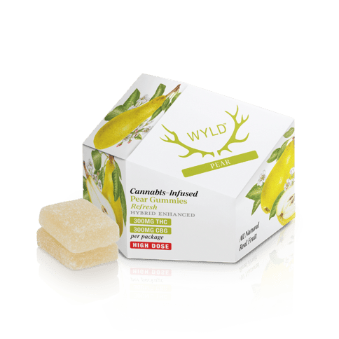 Wyld | 300mg Gummies - Pear 1:1 THC/CBG