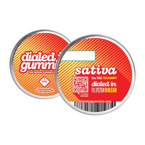 Dialed In Classic Rosin Gummies 100mg 10pk | Sativa | Guava
