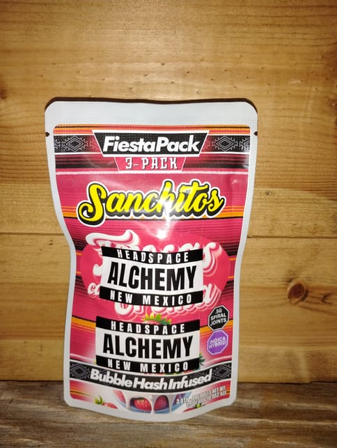 Sanchitos Fresas Con Crema 3-Pack Bubble Hash Infused .5 Gram PreRolls