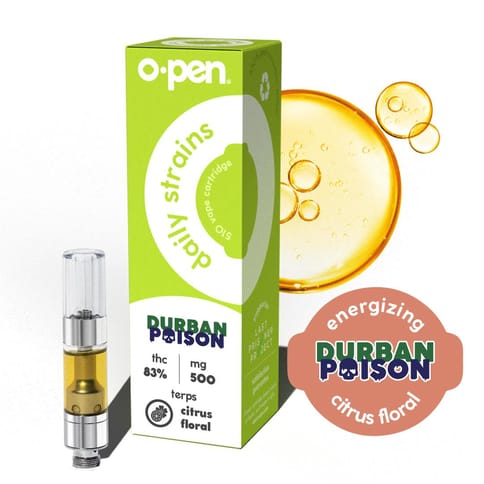 O.Pen Durban Poison 1000mg Distillate Cartridge