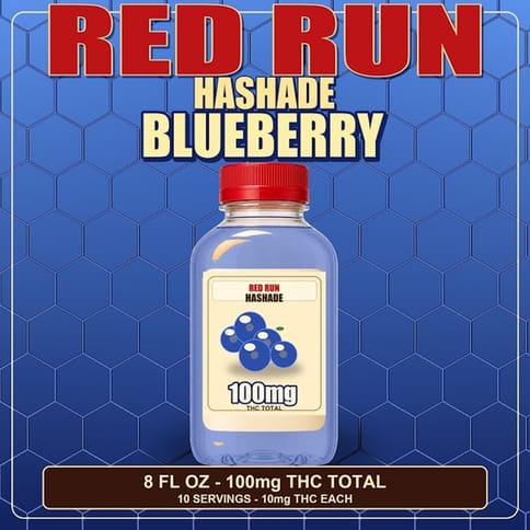 Blueberry (100mg) Hashade by Red Run