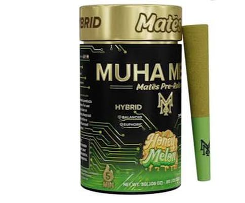 MM - Mates - Honey Melon - .6g x 5pack - HR Infused Pre-Rolls