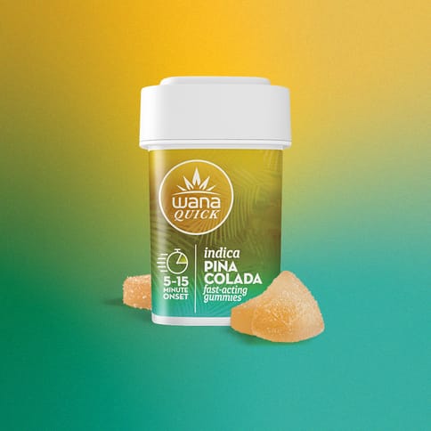 Wana | Pina Colada | Gummies | Indica | 100MG