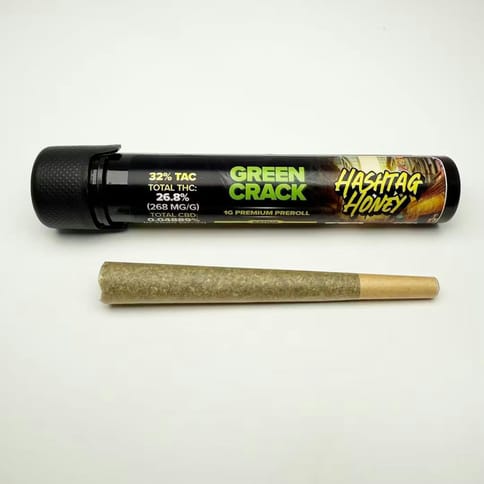 Hashtag Honey | Green Crack | Preroll | 1g