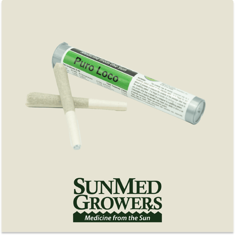 Sunmed | Puro Loco | Pre Roll | 0.5g/2 Pack