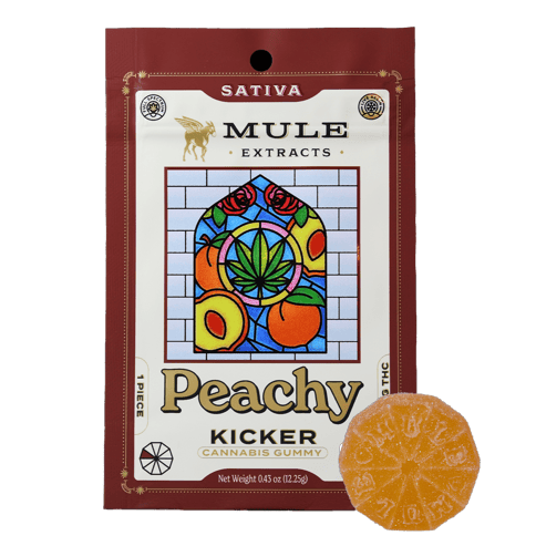 Mule Kicker Gummies | Peachy 100mg