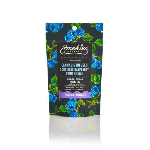 Smokiez - Sour Blue Raspberry - Indica
