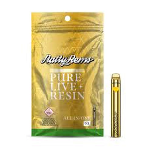 Natty Rems 1000mg Dante's Inferno Live Resin All In One Vaporizer