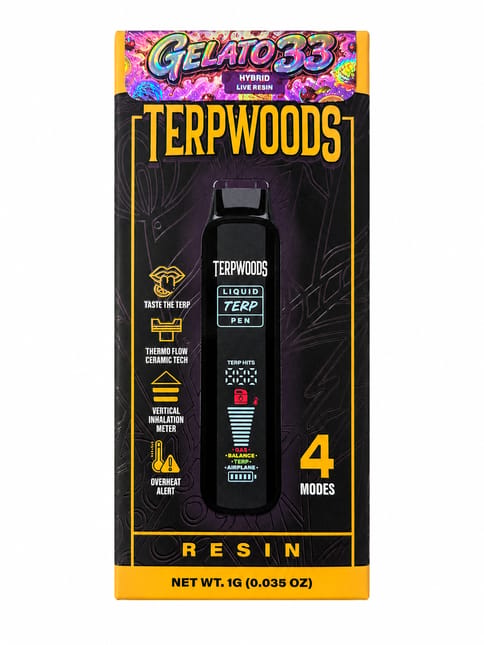 Terpwoods | Gelato 33 Live Resin Vape | AIO | 1g