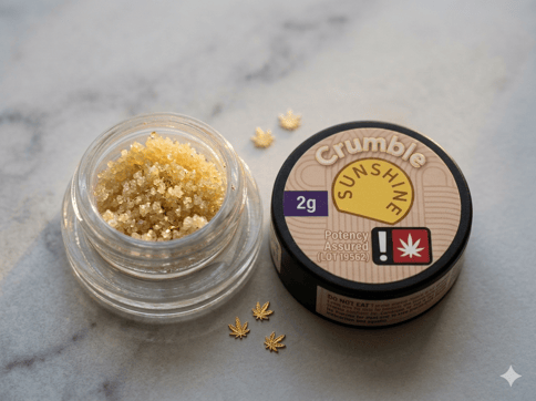Sunshine Oil - Raspberry Bubble - 2g Crumble
