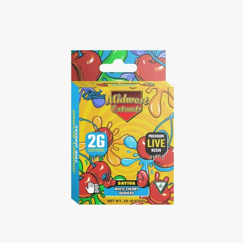 White Cherry Gushers 2g Live Resin Vape Cart