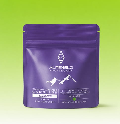 Alpenglo Capsule - Recover - 10mg/2pk