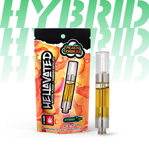 Peach Cobbler 1g cartridge (Hellavated)