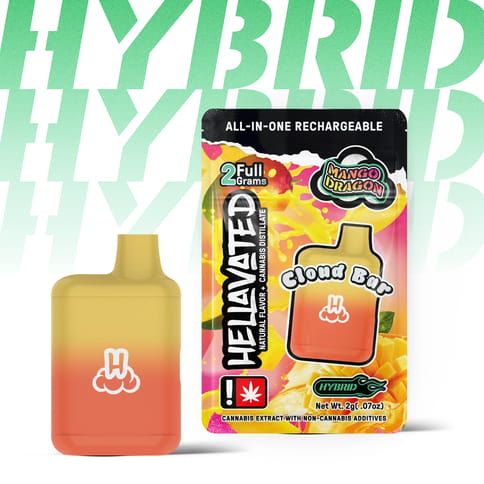 Hellavated Profilez Cloud Bar | Mango Dragon 2g