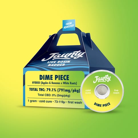 Jaunty - Live Rosin Badder 1g - Dime Piece