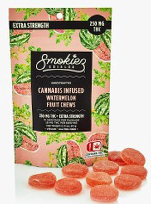 Smokiez | Sweet Watermelon | Hybrid | 250mg | THC Fruit Chews
