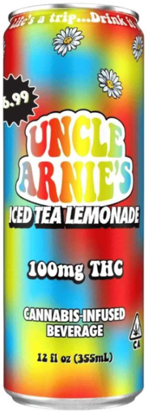 KB - UNCLE ARNIES - THC SOFT DRINK - ICED TEA LEMONADE - 100MG