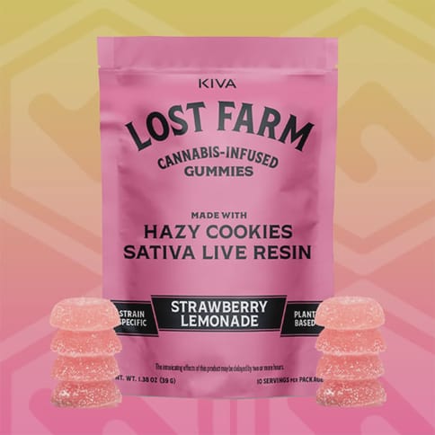 Lost Farms - Live Resin Gummies - Hazy Cookies - Sativa