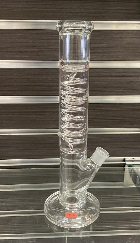 Clear Swirl Bong