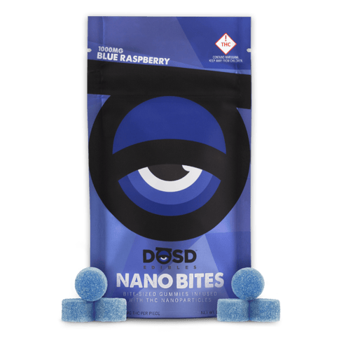 DOSD - Nano Bites - Blue Raspberry - 1000mg