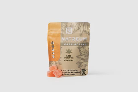 Natreum Fast Acting Mango 50mg THC 10ct