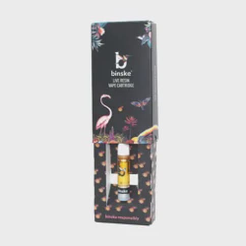 Binske | 1G Live Resin 510 Cart: Papaya Popsicles