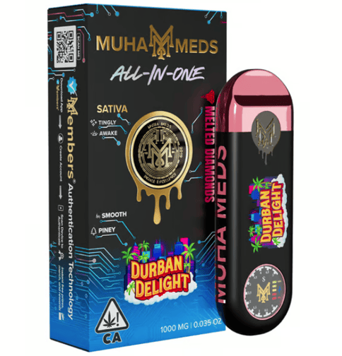 Muha Meds | Durban Delight | Melted Diamonds | All In One | Sativa | 1g