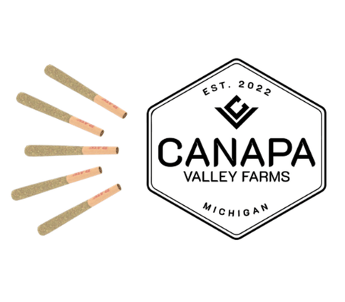 Canapa Valley Distillate Infused 5pk Strawneapple Hybrid 5g