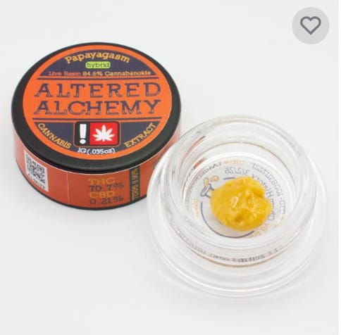 Altered Alchemy | Papyagasm | 1G | Live Resin | Extract