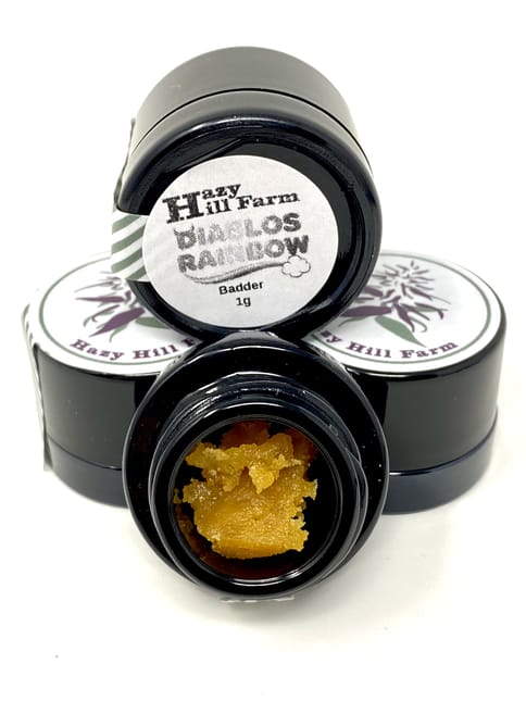 1g Cured Badder | - Diablo’s Rainbow